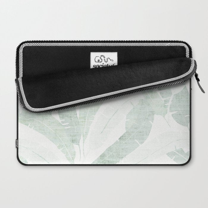 BANANA LEAF LIGHT Laptop Sleeve Gallery Image 2