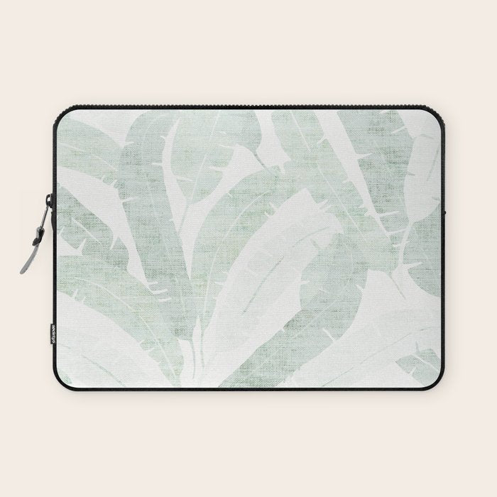 BANANA LEAF LIGHT Laptop Sleeve Gallery Image 1