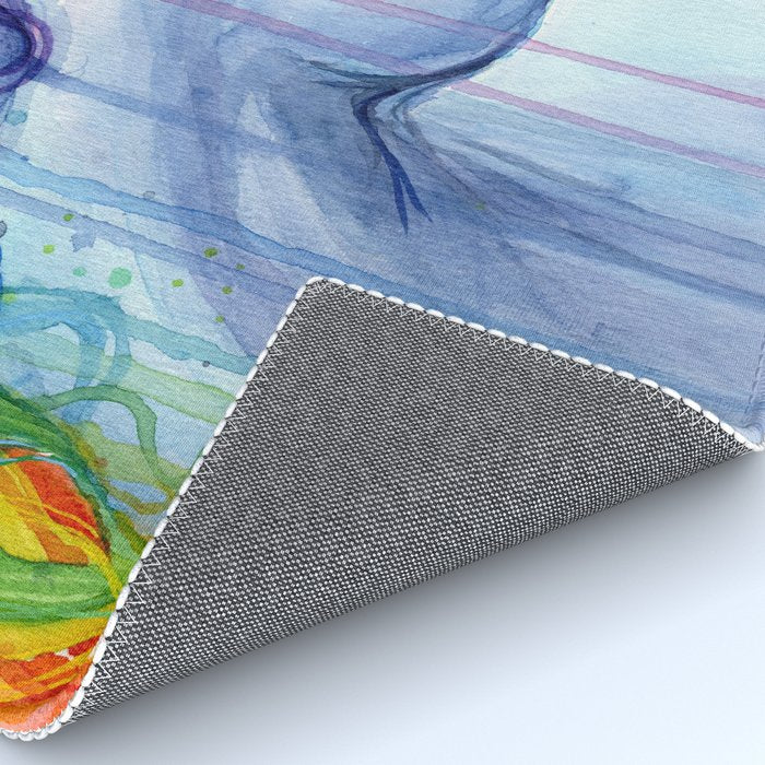 Magical Rainbow Unicorn Rug Gallery Image 4