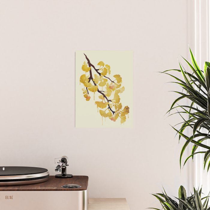 O Ginkgo in Yellow Poster Gallery Image 2