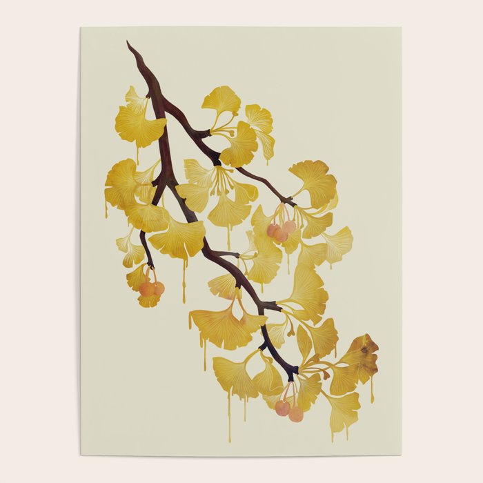 O Ginkgo in Yellow Poster Gallery Image 4