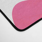 Pink Wildflowers - Floral Illustration Desk Mat Gallery Image 4