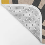 Modern Abstract Art Face 20 Bath Mat Gallery Image 2