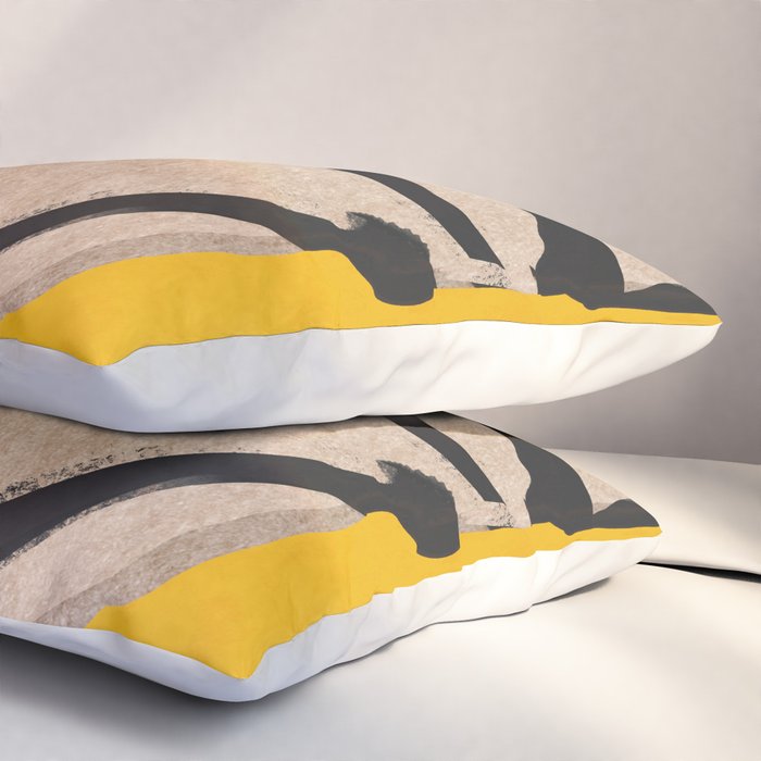 Modern Abstract Art Face 20 Pillow Sham Gallery Image 3