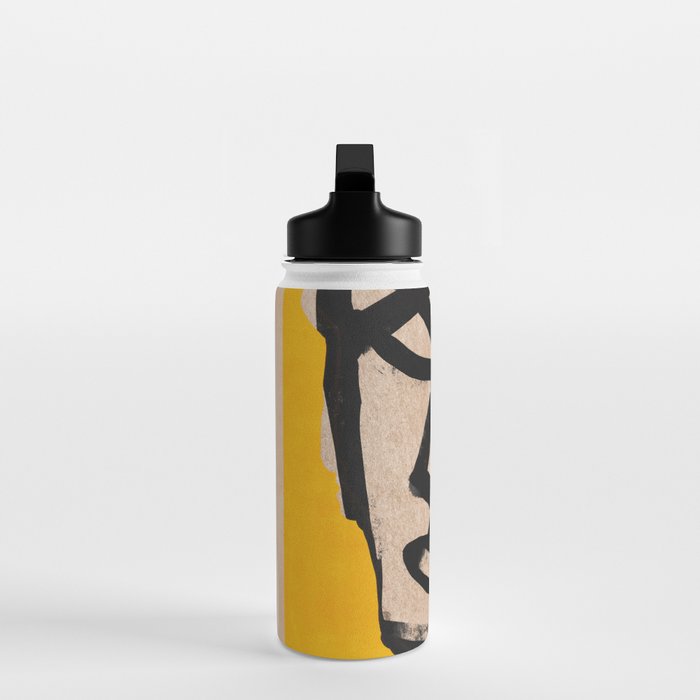 Modern Abstract Art Face 20 Water Bottle Gallery Image 3