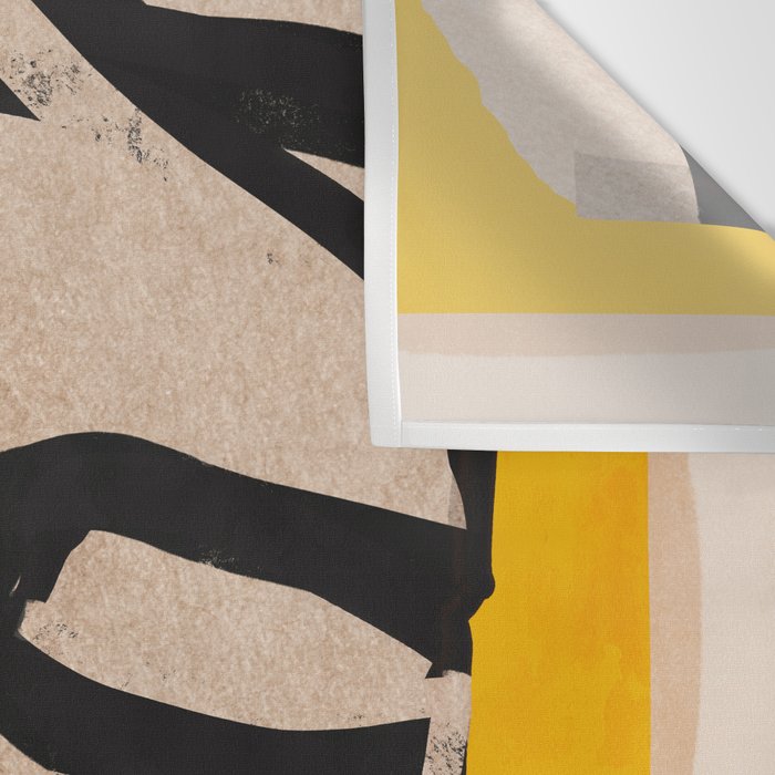 Modern Abstract Art Face 20 Wall Tapestry Gallery Image 3