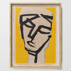 Modern Abstract Art Face 20 Serving Tray Gallery Image 1