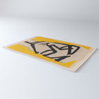 Modern Abstract Art Face 20 Rug Gallery Image 3