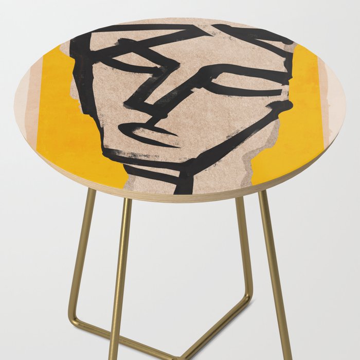 Modern Abstract Art Face 20 Side Table Gallery Image 2