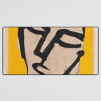 Modern Abstract Art Face 20 Desk Mat Gallery Image 3