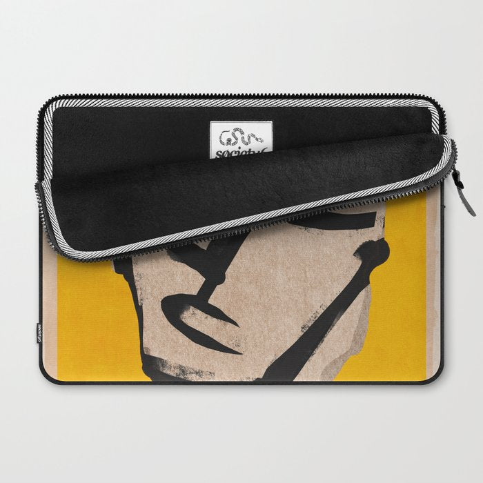 Modern Abstract Art Face 20 Laptop Sleeve Gallery Image 2