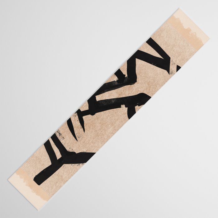 Modern Abstract Art Face 20 Table Runner Gallery Image 3