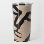 Modern Abstract Art Face 20 Travel Mug Gallery Image 1