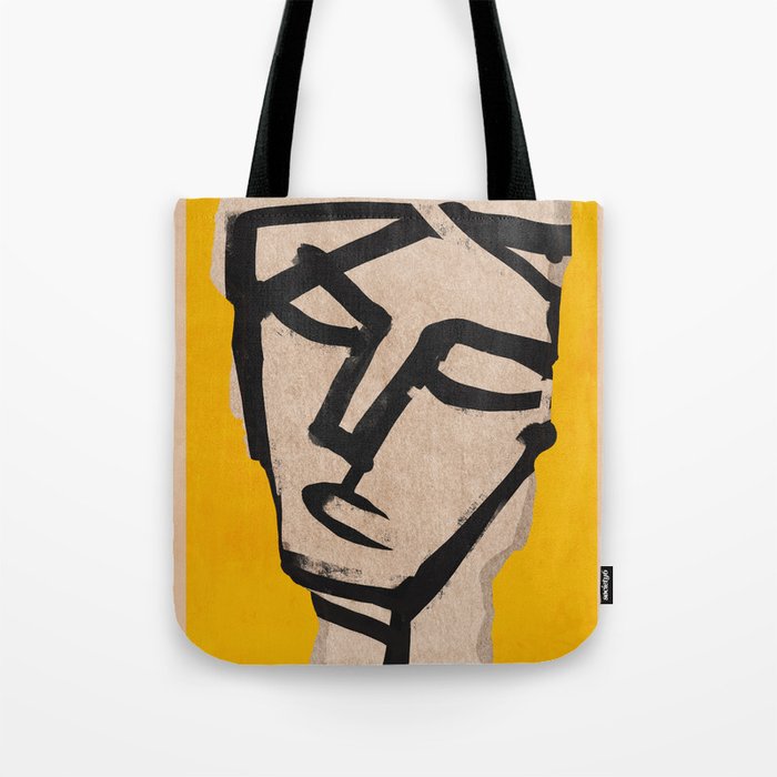 Modern Abstract Art Face 20 Tote Bag Gallery Image 1