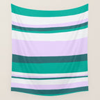 Hermosa, sunset stripes Wall Tapestry Gallery Image 4