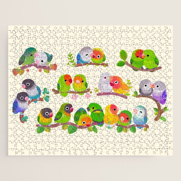 Lovebird Jigsaw Puzzle Gallery Image 1