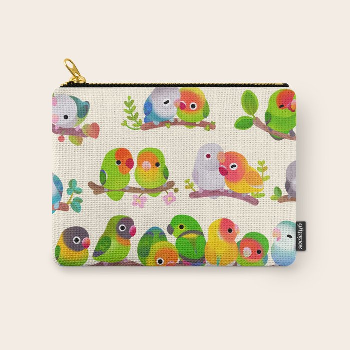 Lovebird Carry All Pouch Gallery Image 1