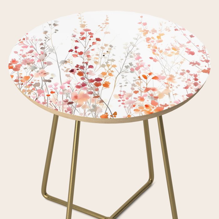 Natureâs Floral Meadowscape Side Table Gallery Image 2