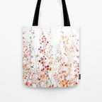 Natureâs Floral Meadowscape Tote Bag Gallery Image 1