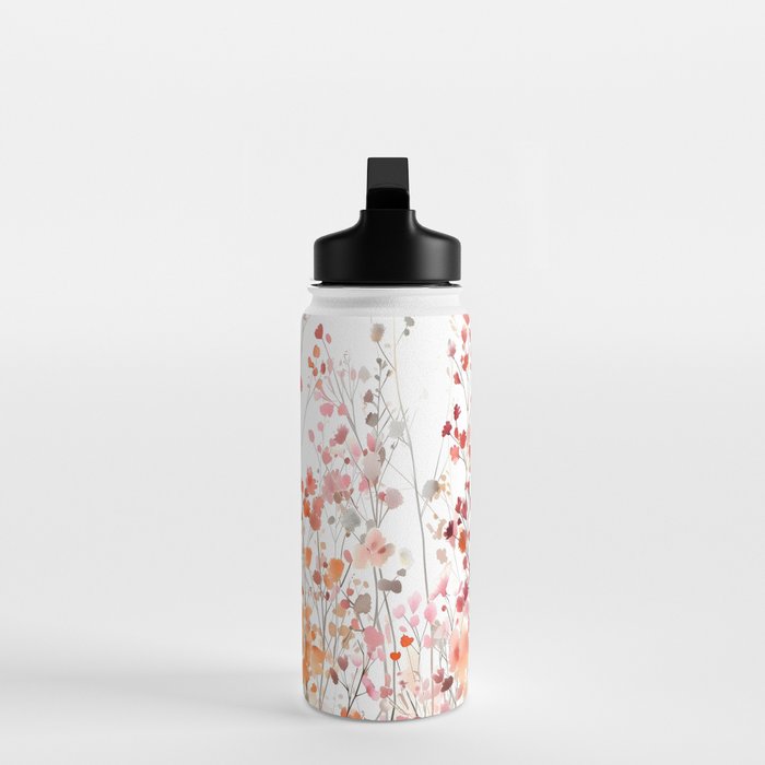 Natureâs Floral Meadowscape Water Bottle Gallery Image 3