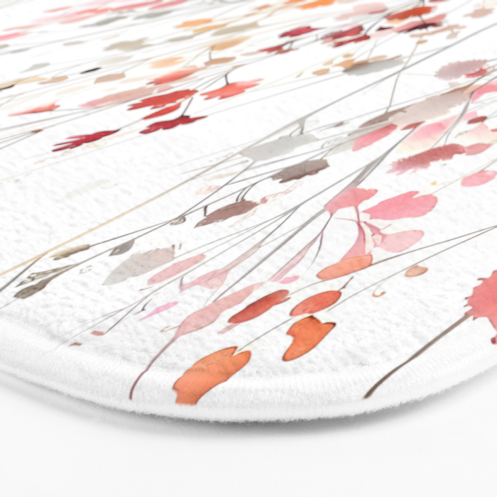 Natureâs Floral Meadowscape Bath Mat Gallery Image 3