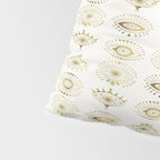 Evil Eyes - Gold Palette Pillow Sham Gallery Image 4
