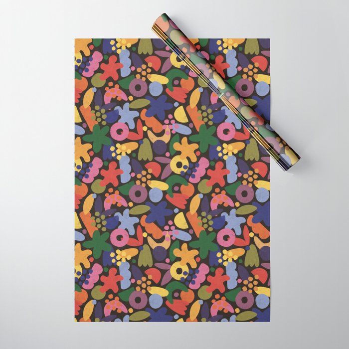 Bright Abstract Pattern #2 Wrapping Paper Gallery Image 1