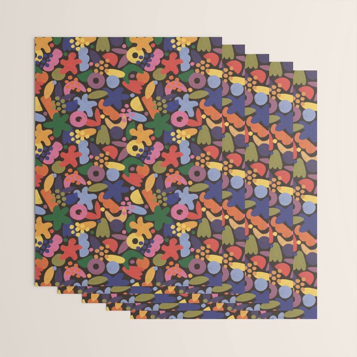 Bright Abstract Pattern #2 Wrapping Paper Gallery Image 3