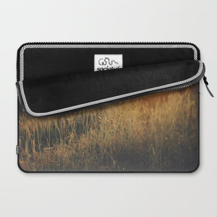 Golden - Beach vegetation at sunset - Botanic, nature and golden light Laptop Sleeve Gallery Image 2