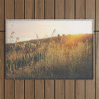 Golden - Beach vegetation at sunset - Botanic, nature and golden light Outdoor Rug Gallery Image 1