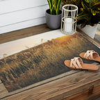 Golden - Beach vegetation at sunset - Botanic, nature and golden light Outdoor Rug Gallery Image 2