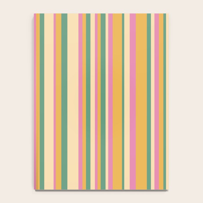 Classic Stripes XIX - Boho Vintage Notebook Gallery Image 4