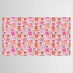 Valentine Bow Print Tablecloth Gallery Image 2