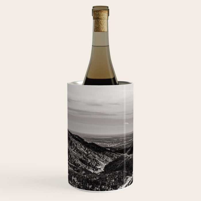 Mountain Tourist Binoculars Black and White Wine Chiller Gallery Image 2