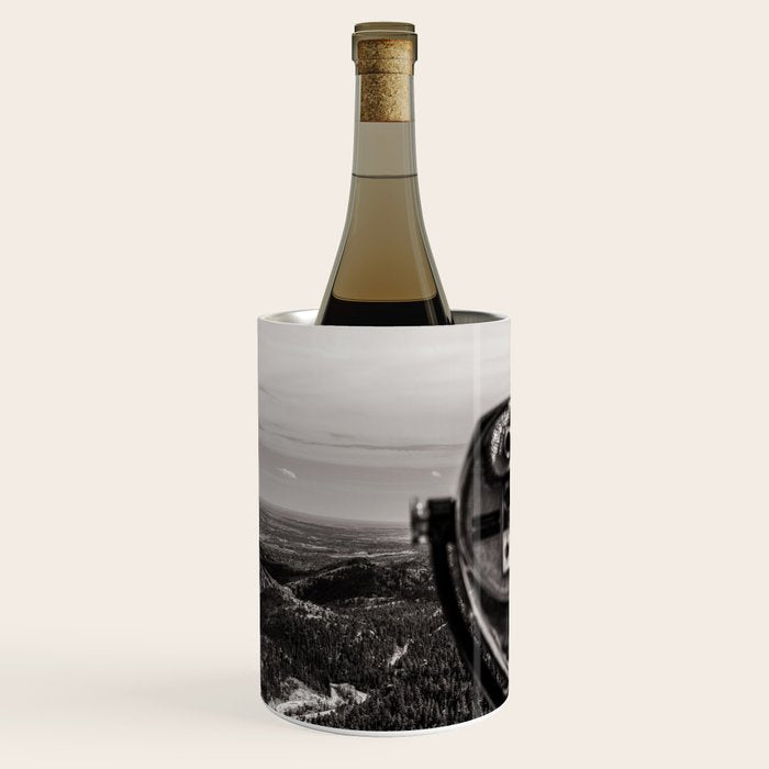 Mountain Tourist Binoculars Black and White Wine Chiller Gallery Image 1