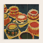 Cake P Wood Wall Art Gallery Image 1