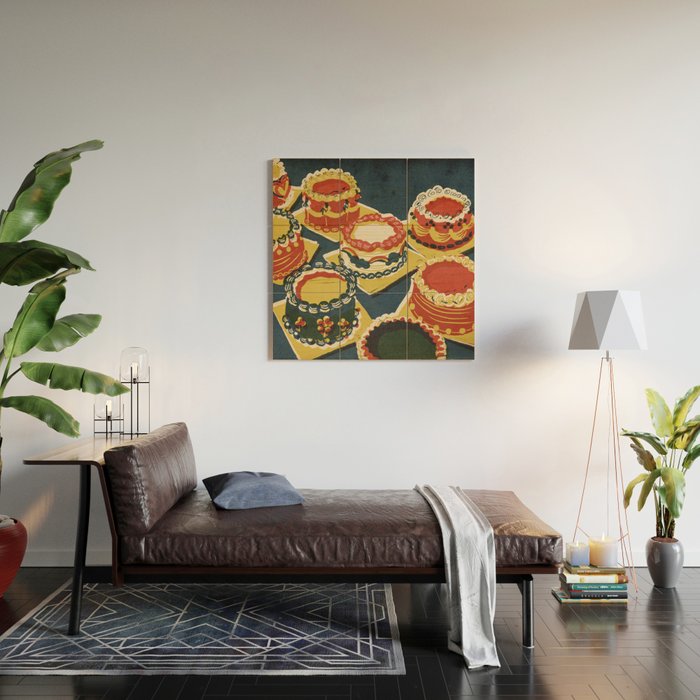 Cake P Wood Wall Art Gallery Image 2