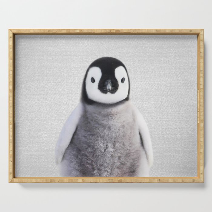 Baby Penguin - Colorful Serving Tray Gallery Image 1