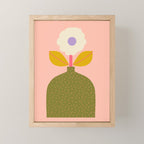 Colorful Modern Floral Vase  Mini Art Print Gallery Image 1