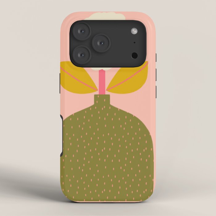 Colorful Modern Floral Vase  iPhone Case Gallery Image 3