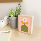 Colorful Modern Floral Vase  Mini Art Print Gallery Image 2