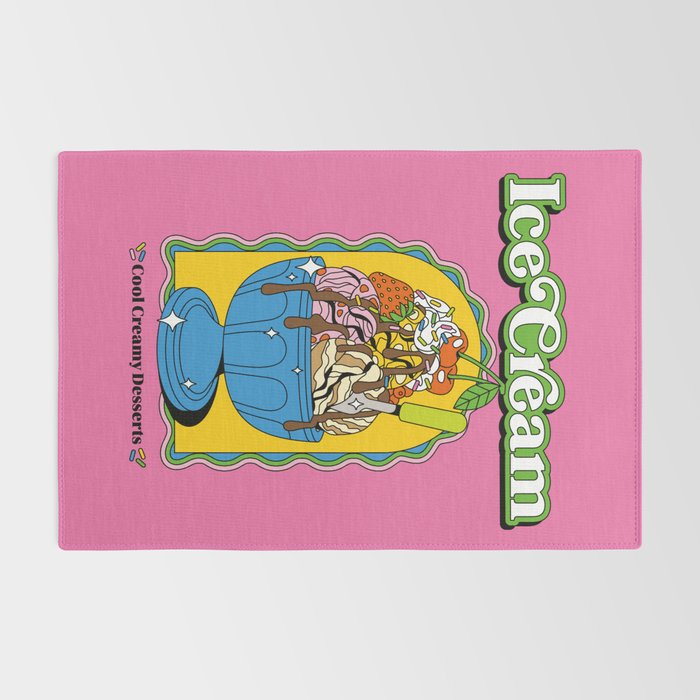 Vintage style Ice Cream Rug Gallery Image 2