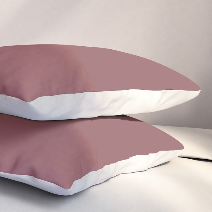 Solid Colors - Dusty Rose Pillow Sham Gallery Image 3