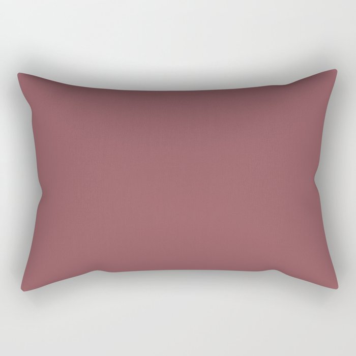 Solid Colors - Dusty Rose Rectangular Pillow Gallery Image 1