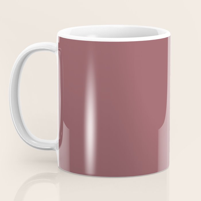 Solid Colors - Dusty Rose Coffee Mug Gallery Image 3