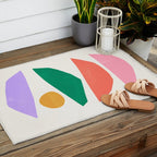 The Sundowner: Stacked Shapes 01 Outdoor Rug Gallery Image 2