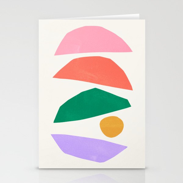 The Sundowner: Stacked Shapes 01 Stationery Card Gallery Image 2