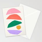 The Sundowner: Stacked Shapes 01 Stationery Card Gallery Image 2
