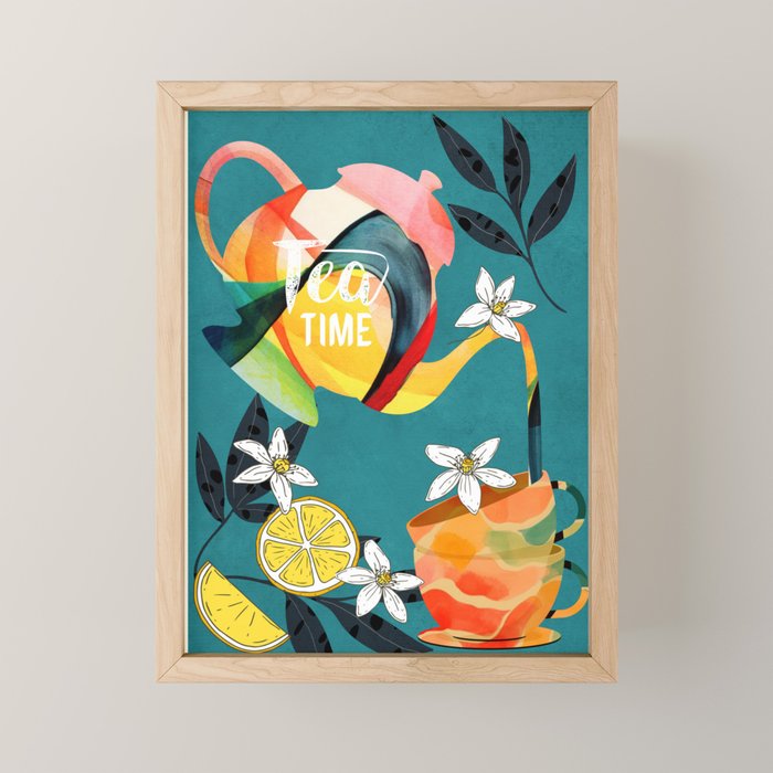 Tea Time 3 Mini Art Print Gallery Image 1