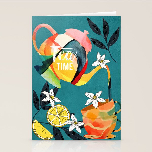 Tea Time 3 Stationery Card Gallery Image 1